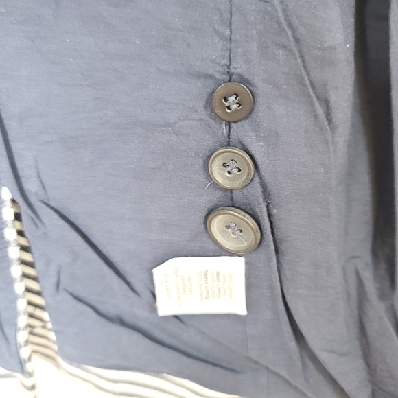 MADEWELL NAVY STRIPED BLAZER, SZ 2 - Picture 7 of 13
